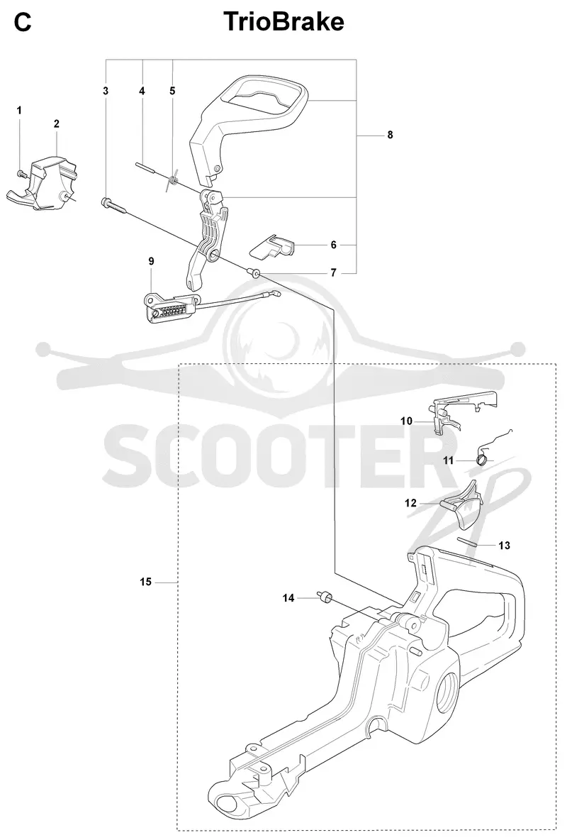 FUEL TANK & HANDLE