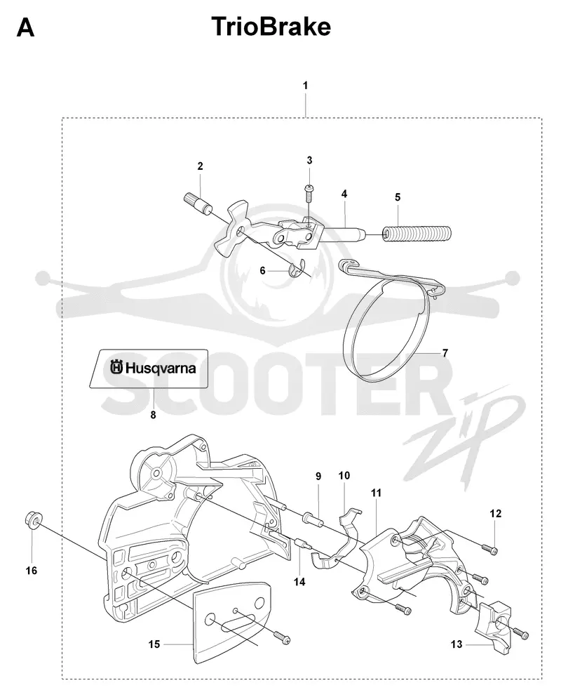 CHAIN BRAKE & CLUTCH COVER