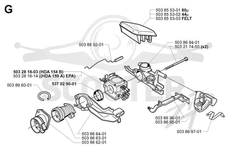 CARBURETOR & AIR FILTER