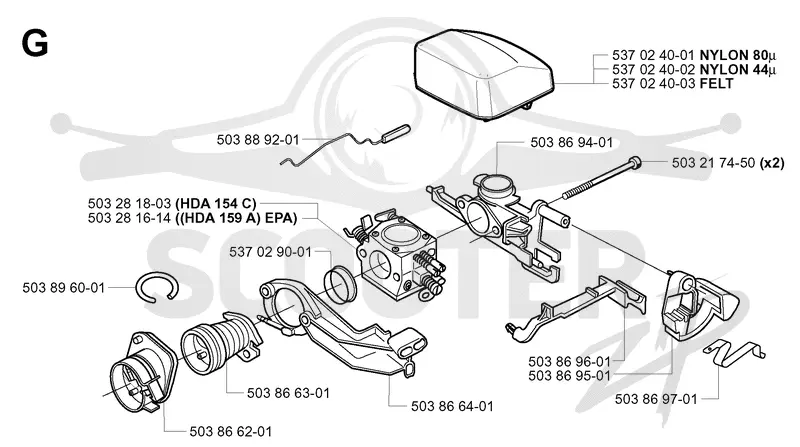 CARBURETOR & AIR FILTER
