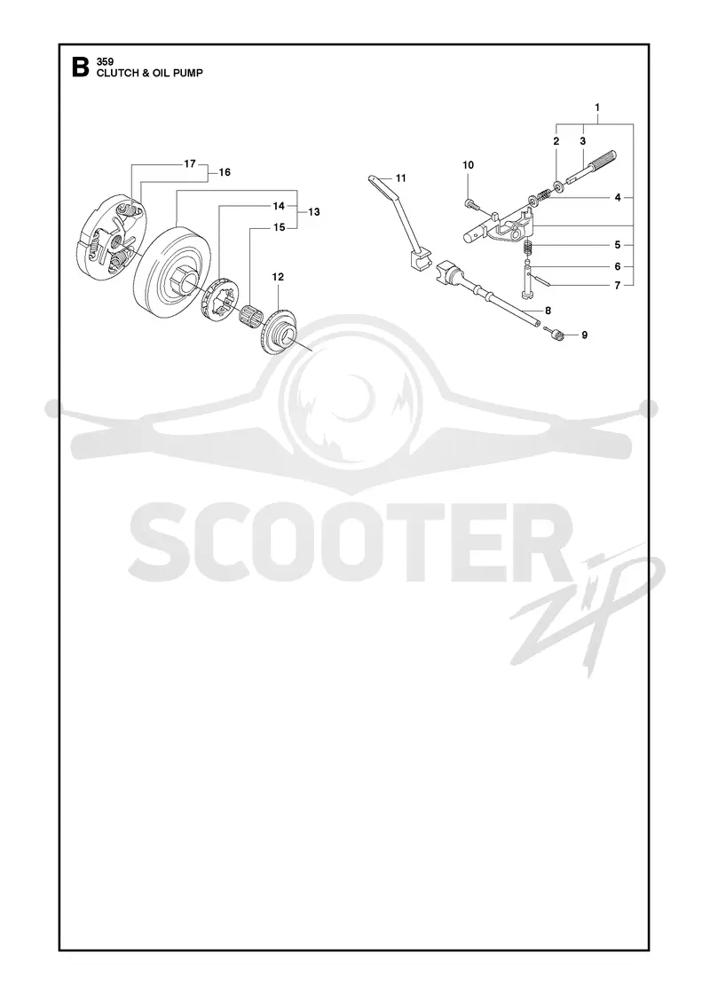 CLUTCH & OIL PUMP