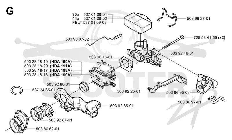 CARBURETOR & AIR FILTER