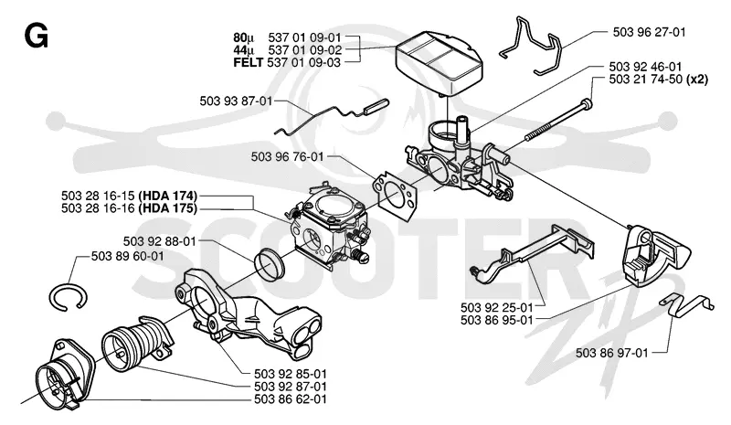 CARBURETOR & AIR FILTER