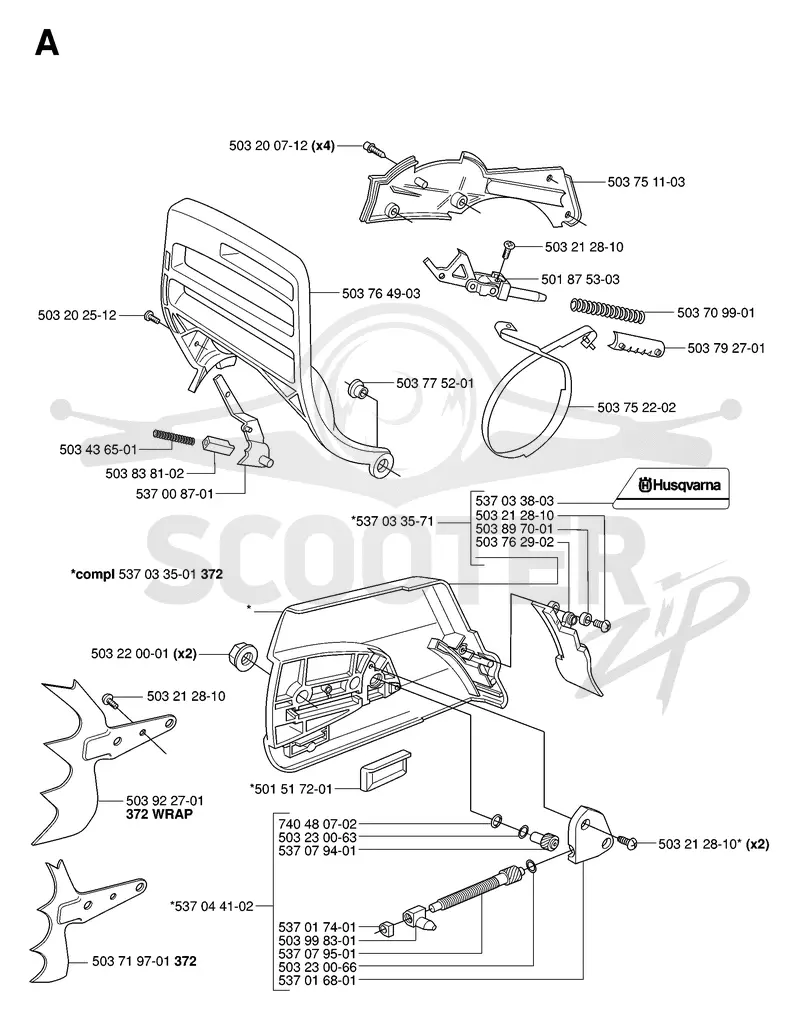 CHAIN BRAKE & CLUTCH COVER