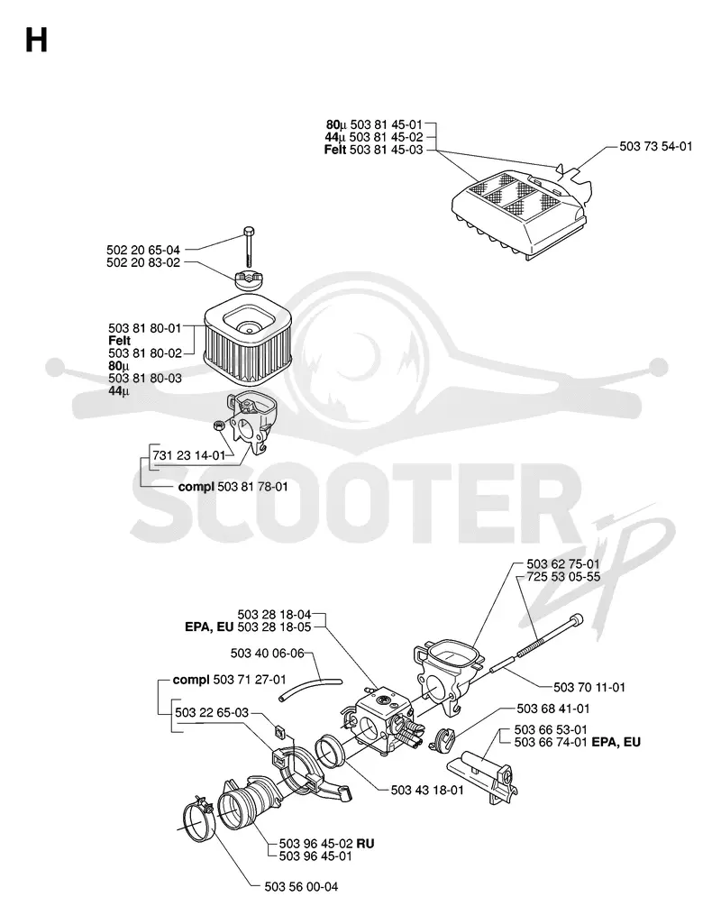 CARBURETOR & AIR FILTER