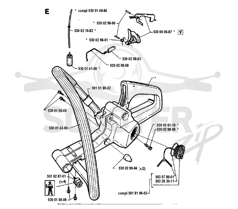 FUEL TANK & HANDLE