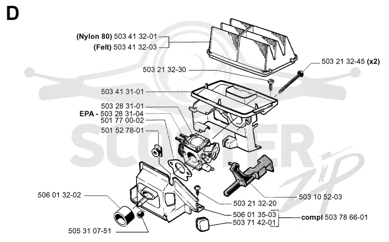 CARBURETOR & AIR FILTER