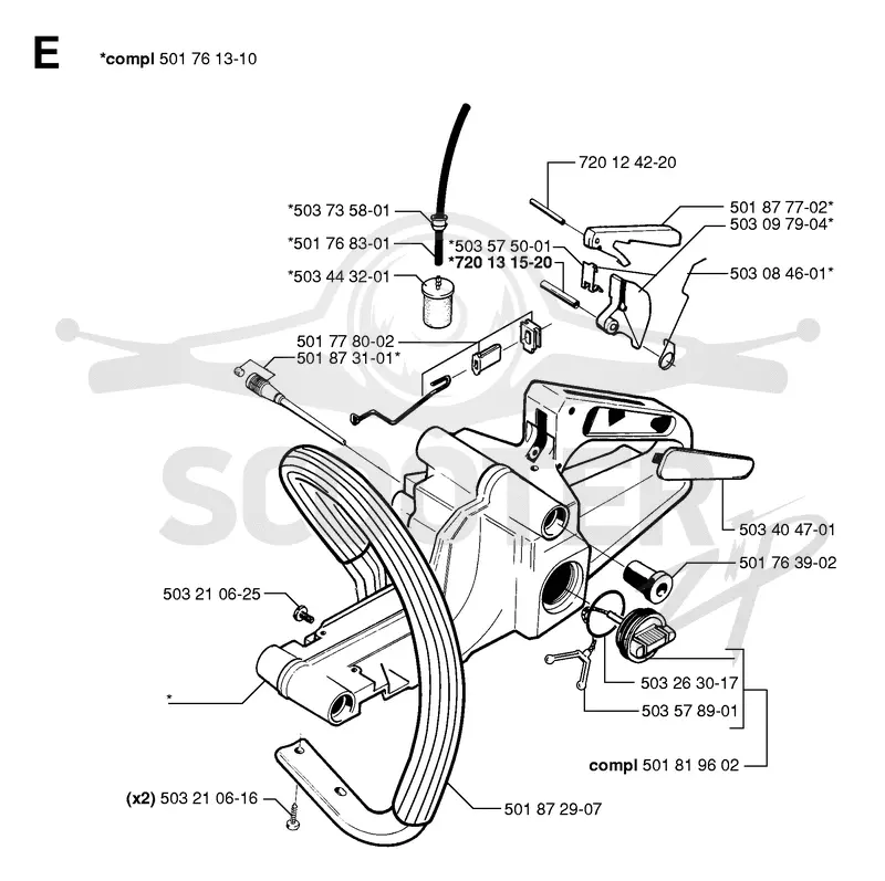 FUEL TANK & HANDLE