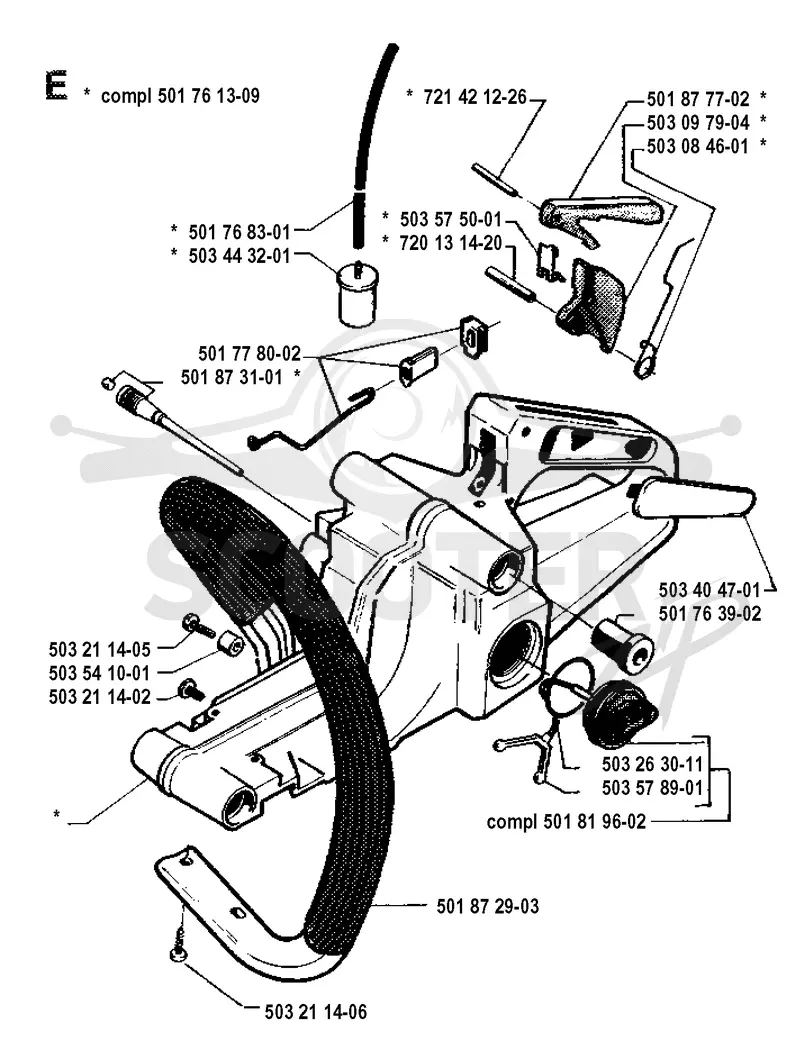 FUEL TANK & HANDLE