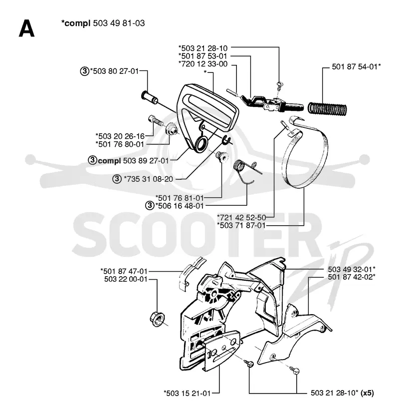 CHAIN BRAKE & CLUTCH COVER