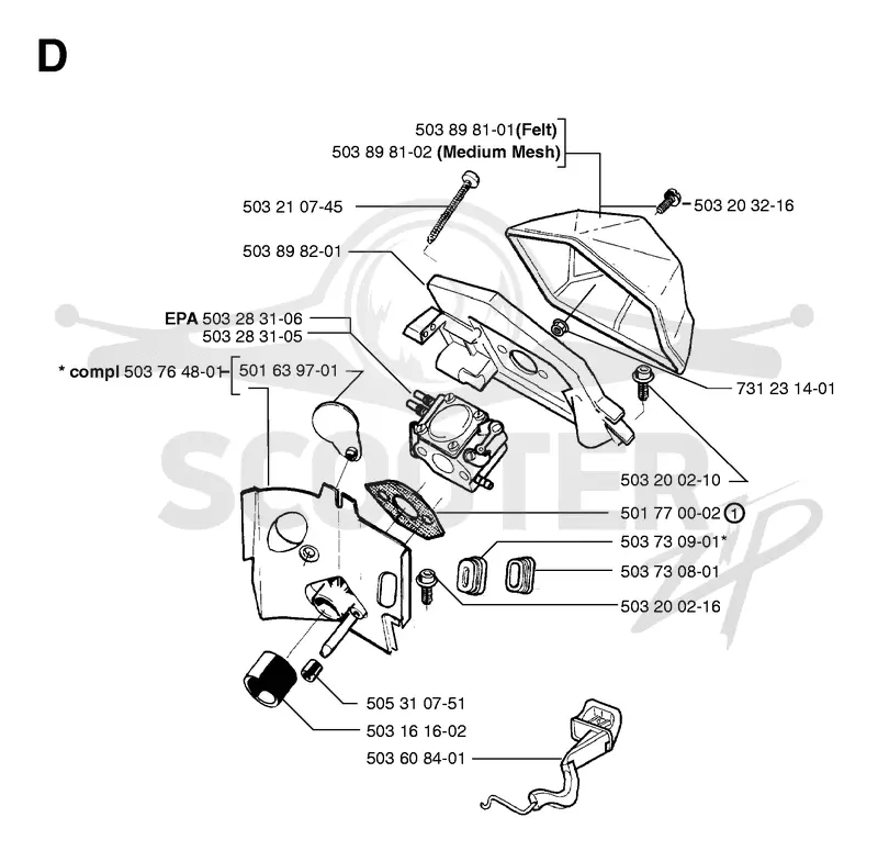 CARBURETOR & AIR FILTER