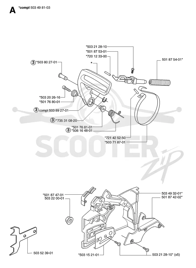 CHAIN BRAKE & CLUTCH COVER