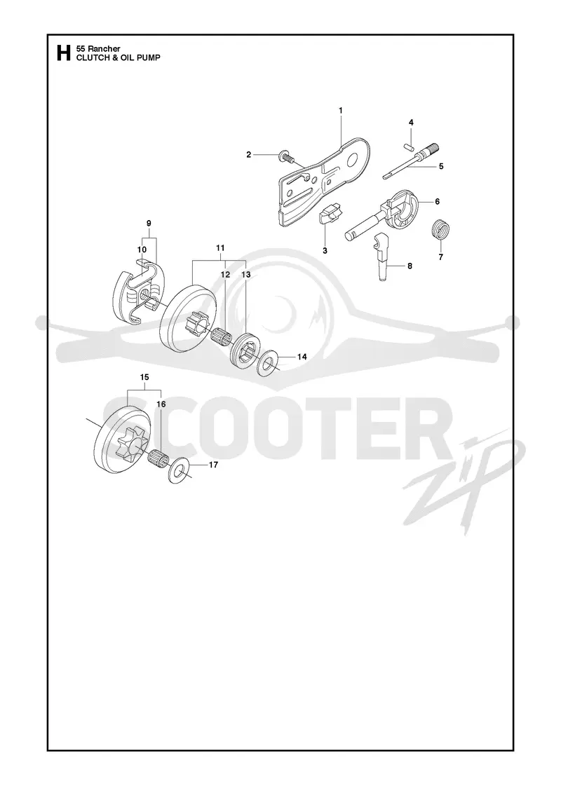 CLUTCH & OIL PUMP