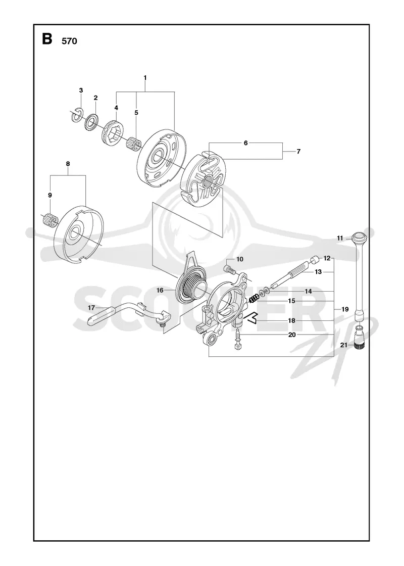 CLUTCH & OIL PUMP