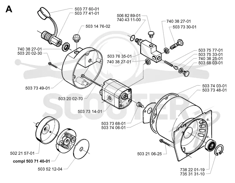 HYDRAULIC PUMP - MOTOR