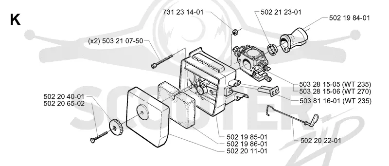 CARBURETOR & AIR FILTER