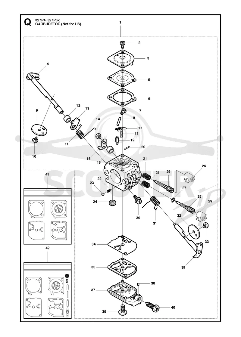 CARBURETOR, NOT FOR US
