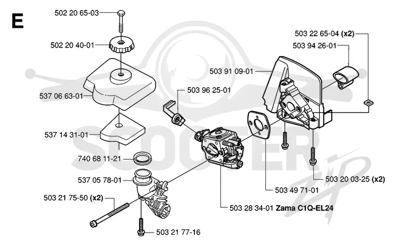 CARBURETOR & AIR FILTER