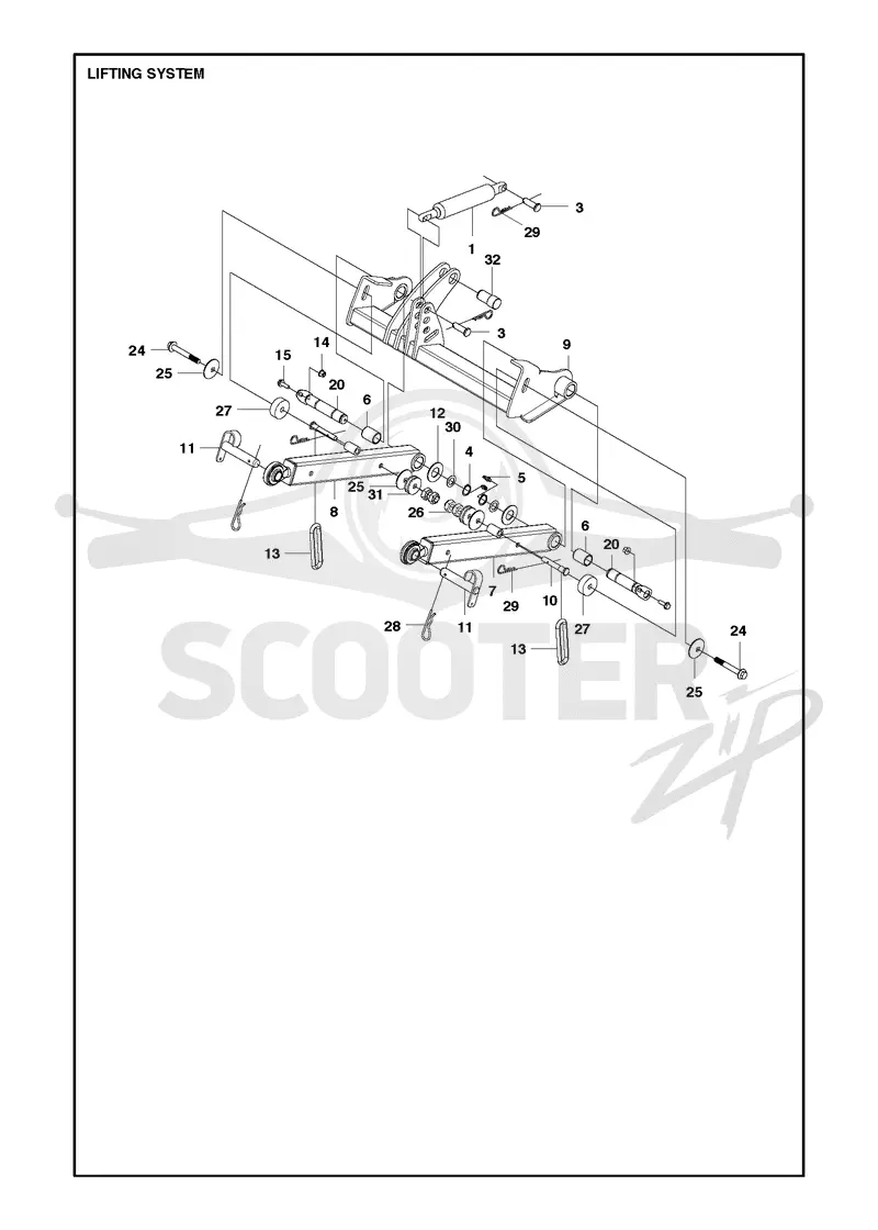 MOWER LIFT / DECK LIFT