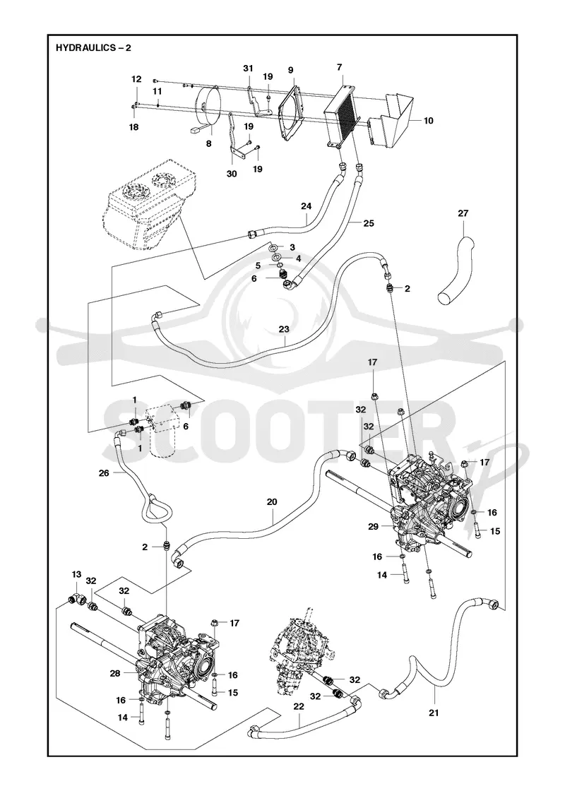 HYDRAULIC PUMP - MOTOR
