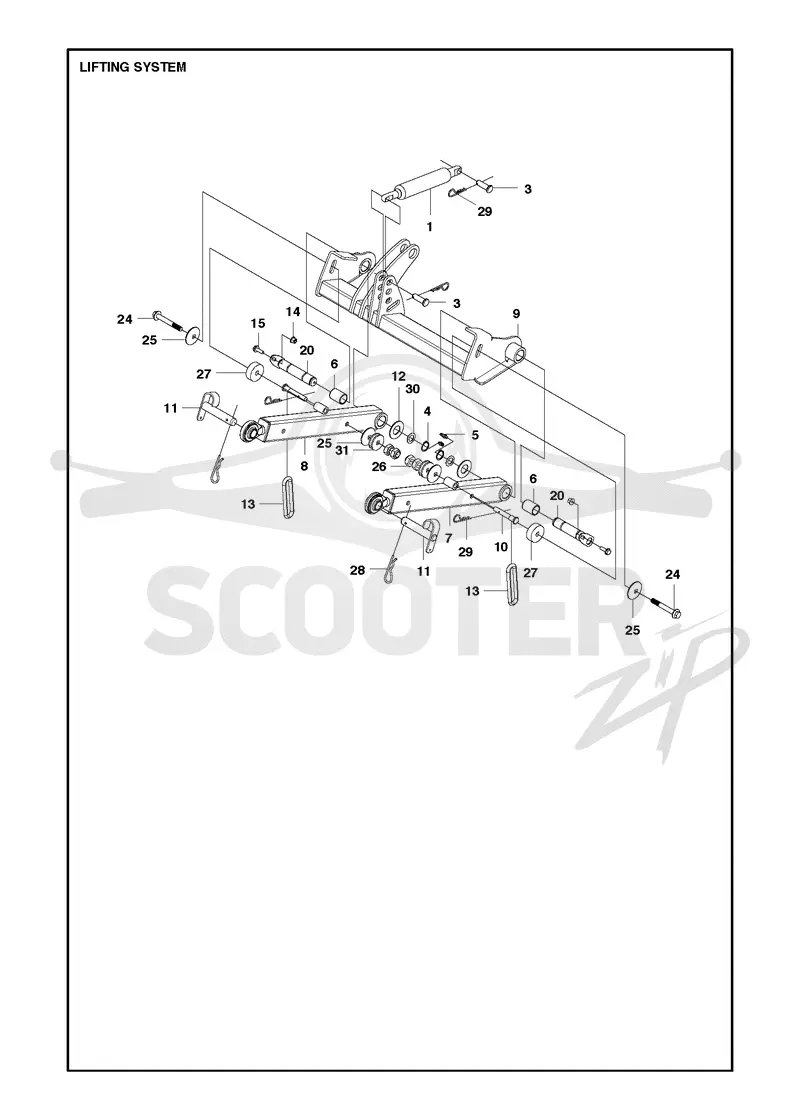 MOWER LIFT / DECK LIFT