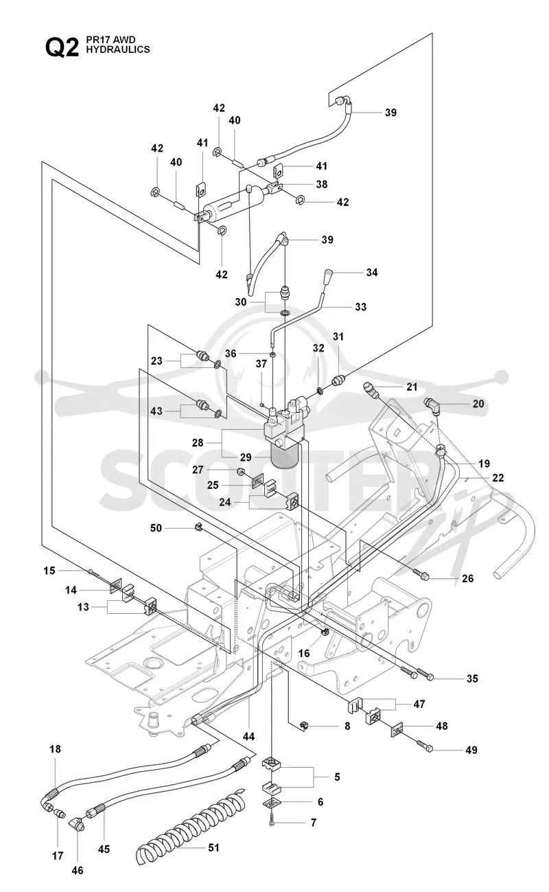 HYDRAULIC PUMP - MOTOR