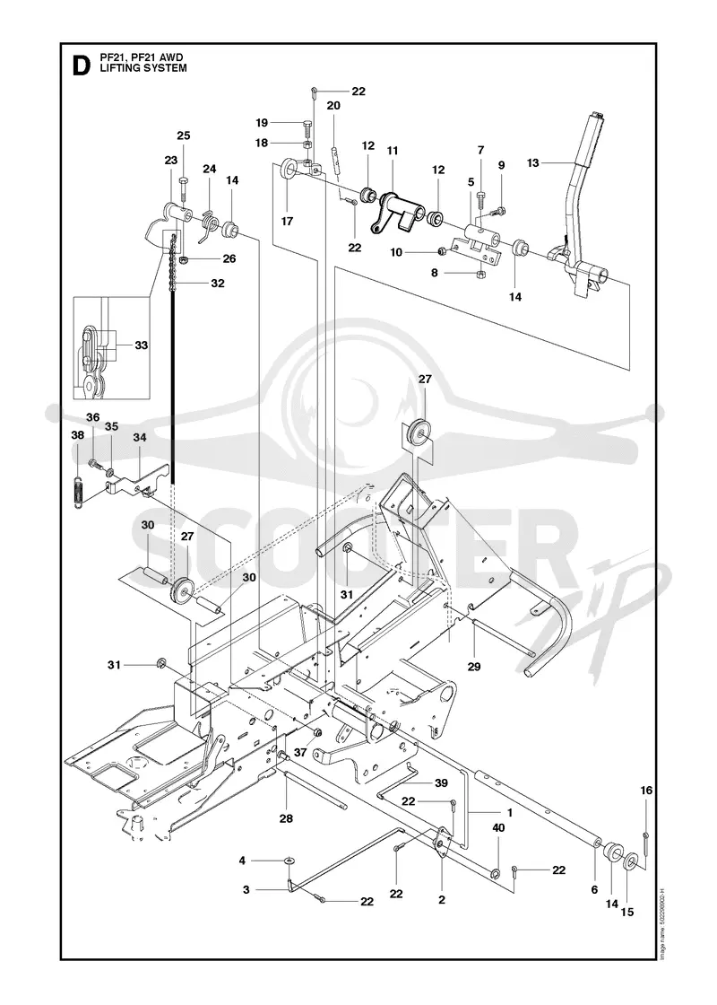 MOWER LIFT / DECK LIFT