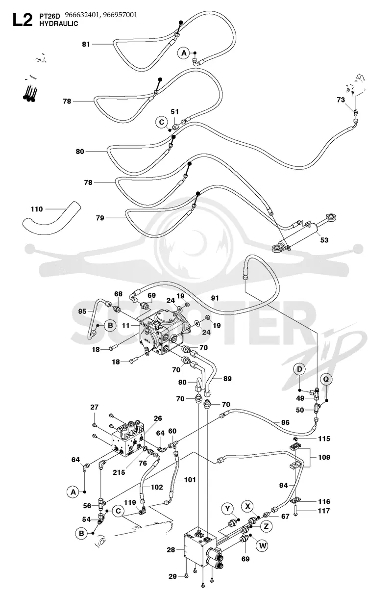 HYDRAULIC PUMP - MOTOR