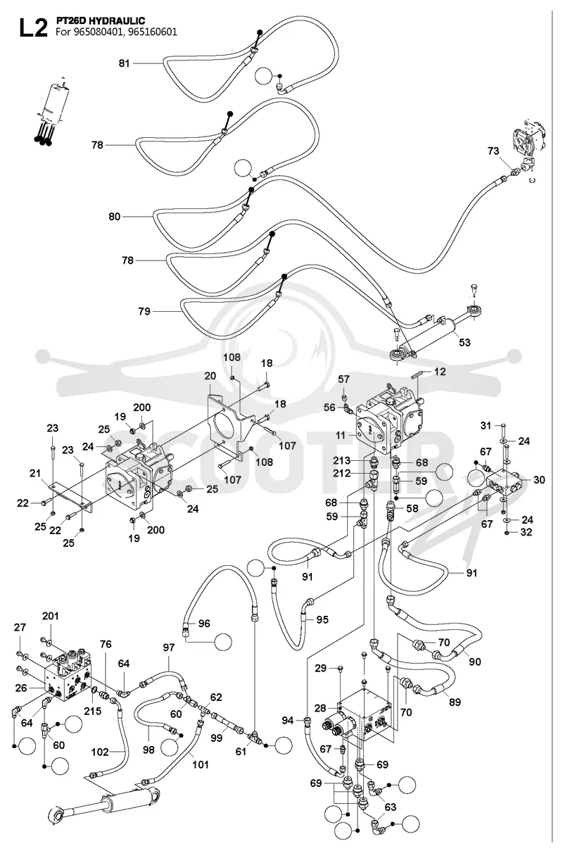 HYDRAULIC PUMP - MOTOR