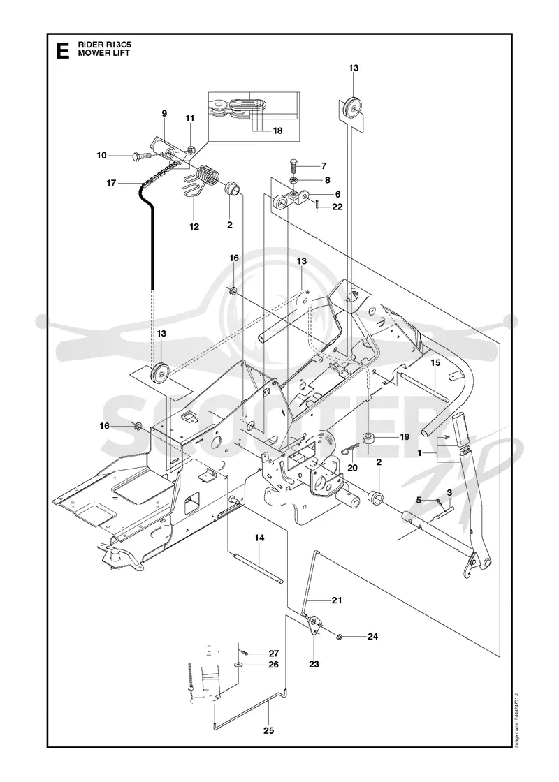 MOWER LIFT / DECK LIFT