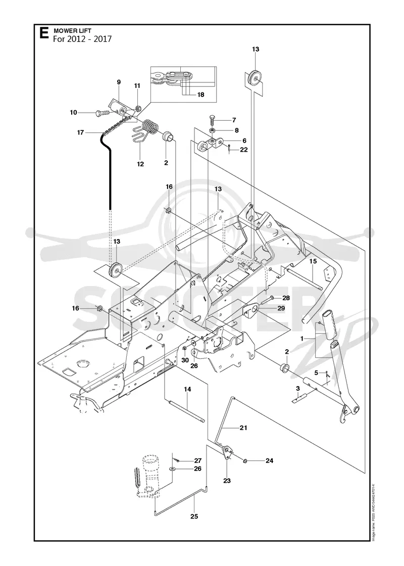 MOWER LIFT / DECK LIFT