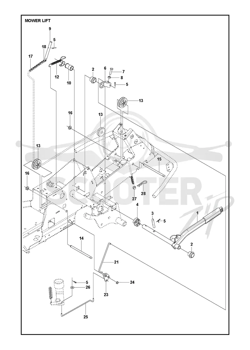 MOWER LIFT / DECK LIFT