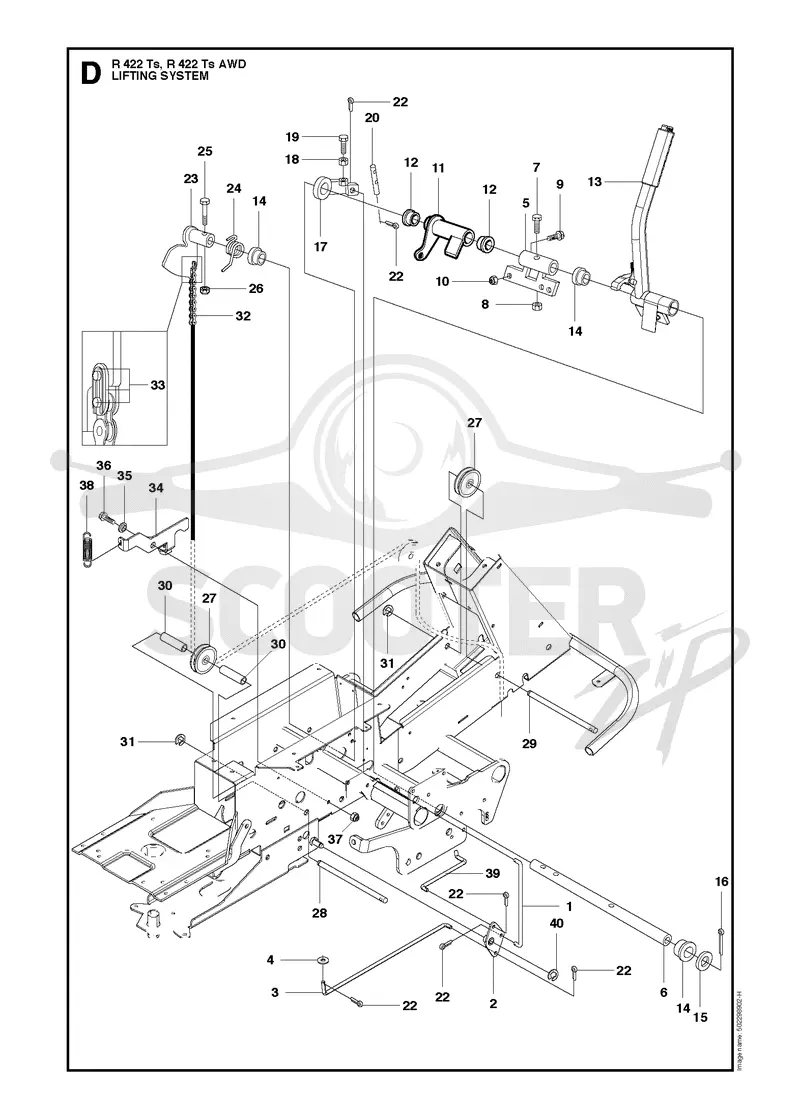 MOWER LIFT / DECK LIFT