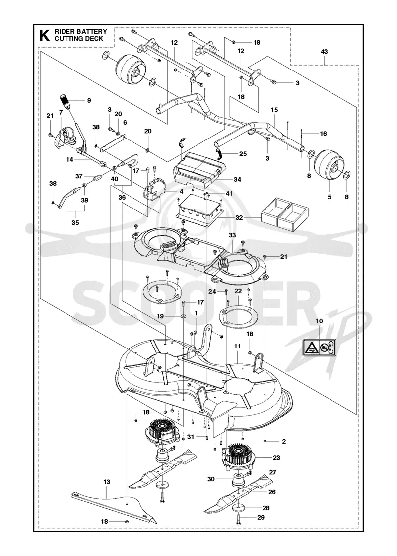 MOWER DECK / CUTTING DECK