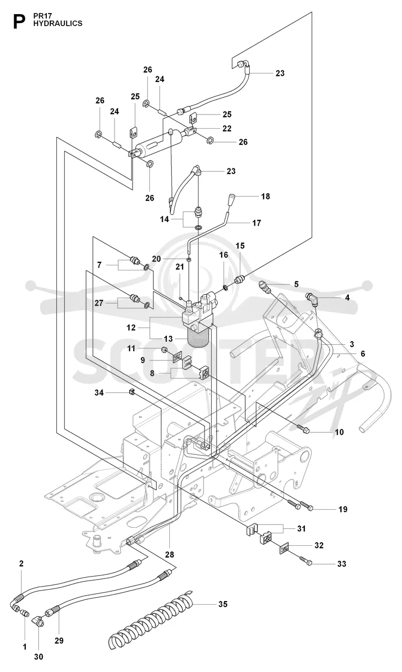 HYDRAULIC PUMP - MOTOR