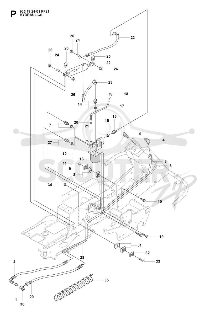 HYDRAULIC PUMP - MOTOR