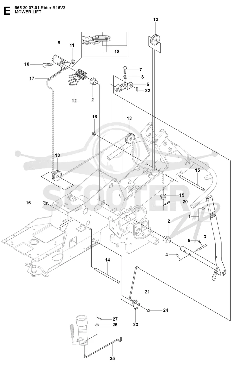 MOWER LIFT / DECK LIFT