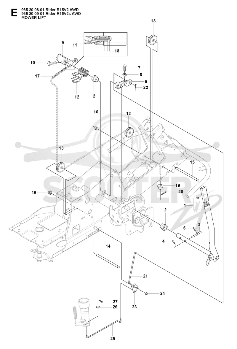 MOWER LIFT / DECK LIFT