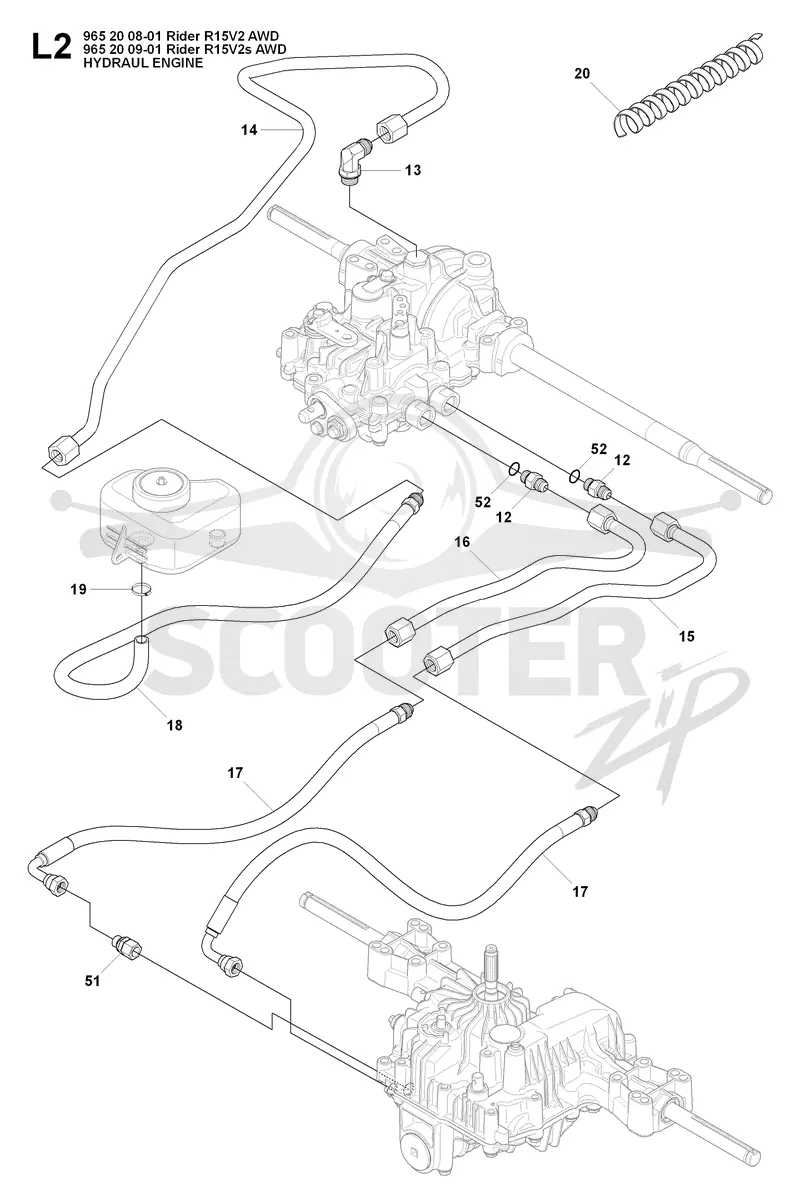 HYDRAULIC PUMP - MOTOR