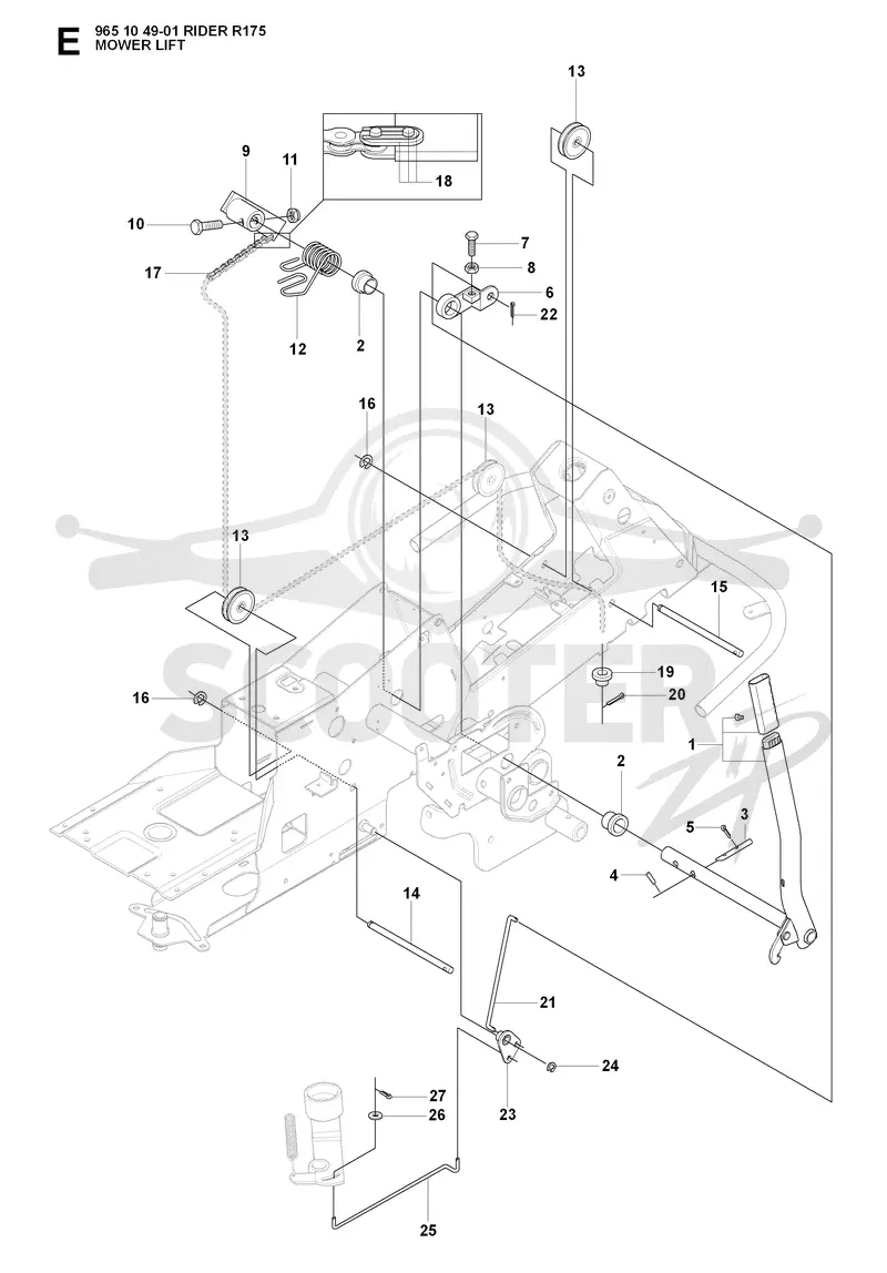 MOWER LIFT / DECK LIFT