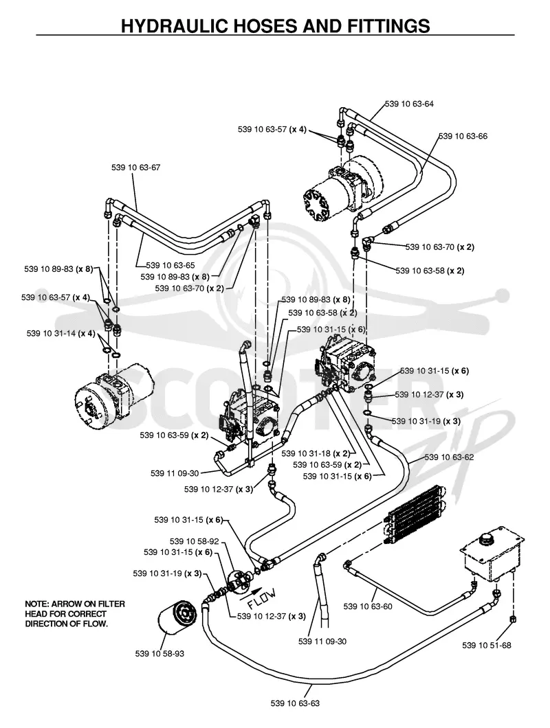 HYDRAULIC PUMP - MOTOR
