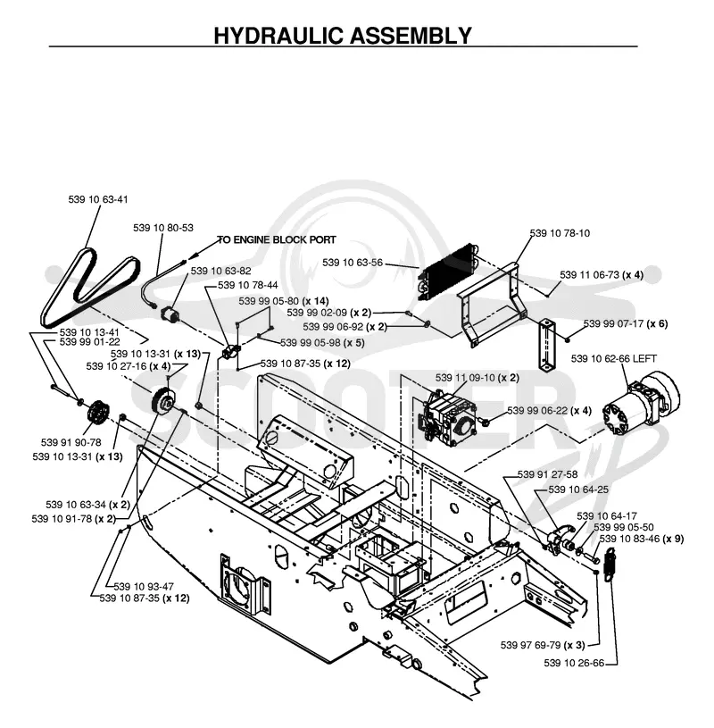 HYDRAULIC PUMP - MOTOR