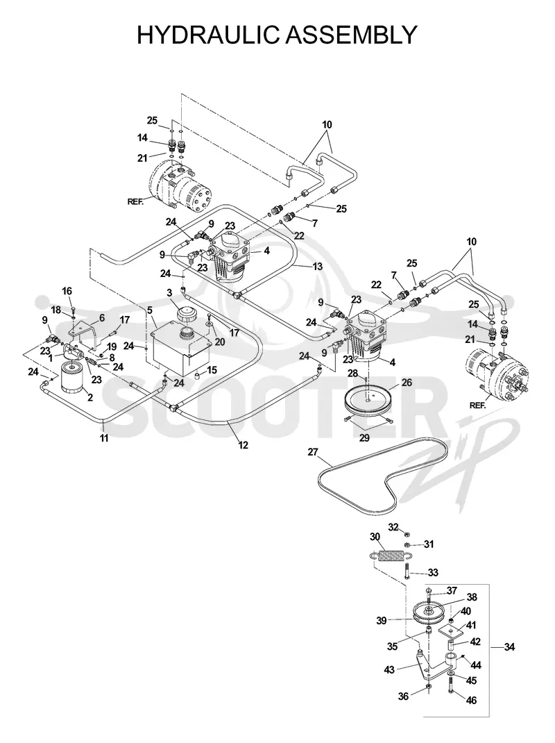 HYDRAULIC PUMP - MOTOR