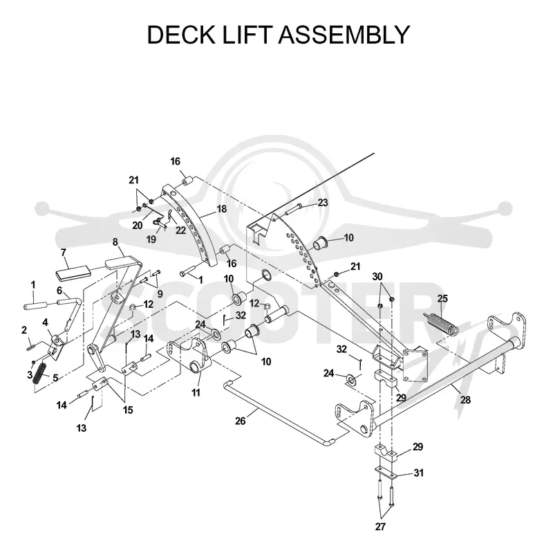 MOWER LIFT / DECK LIFT