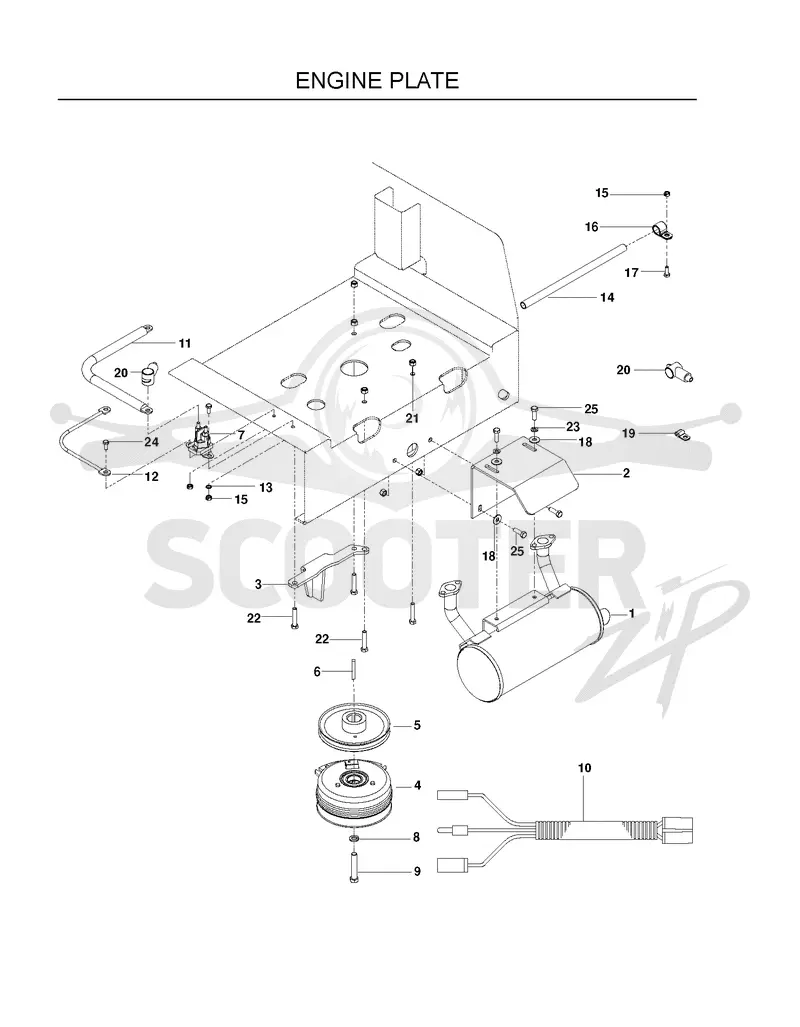 ENGINE PLATE
