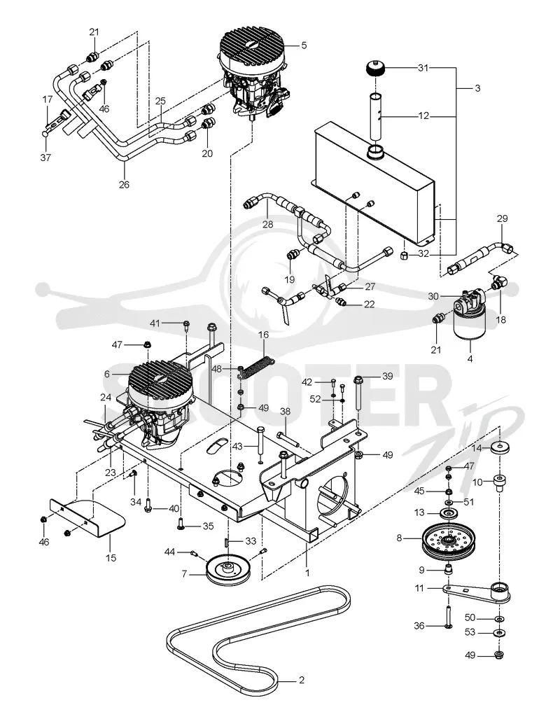HYDRAULIC PUMP - MOTOR