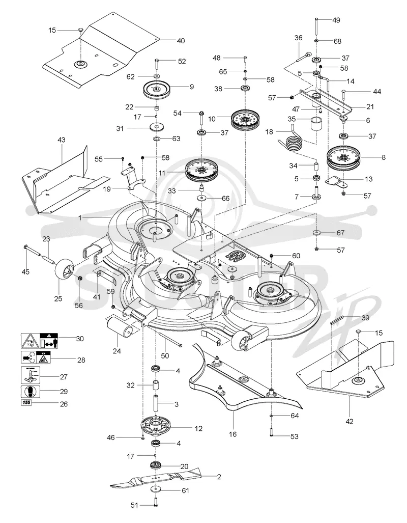 MOWER DECK / CUTTING DECK