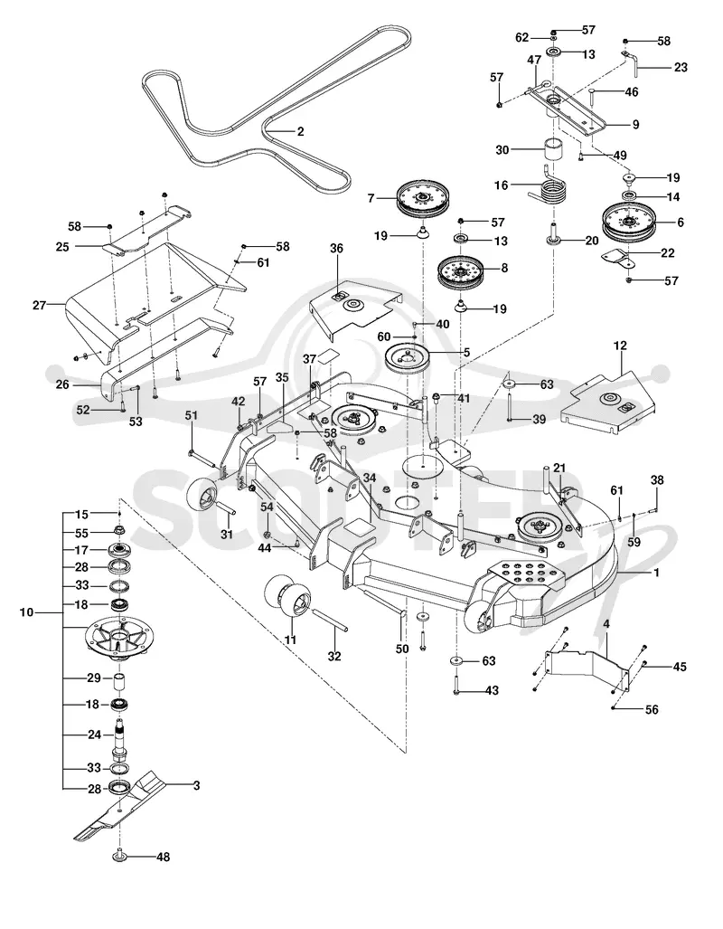MOWER DECK / CUTTING DECK