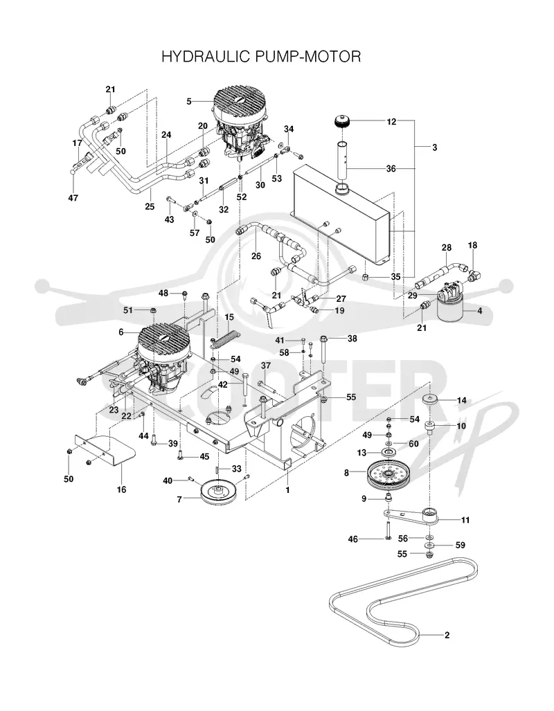 HYDRAULIC PUMP - MOTOR
