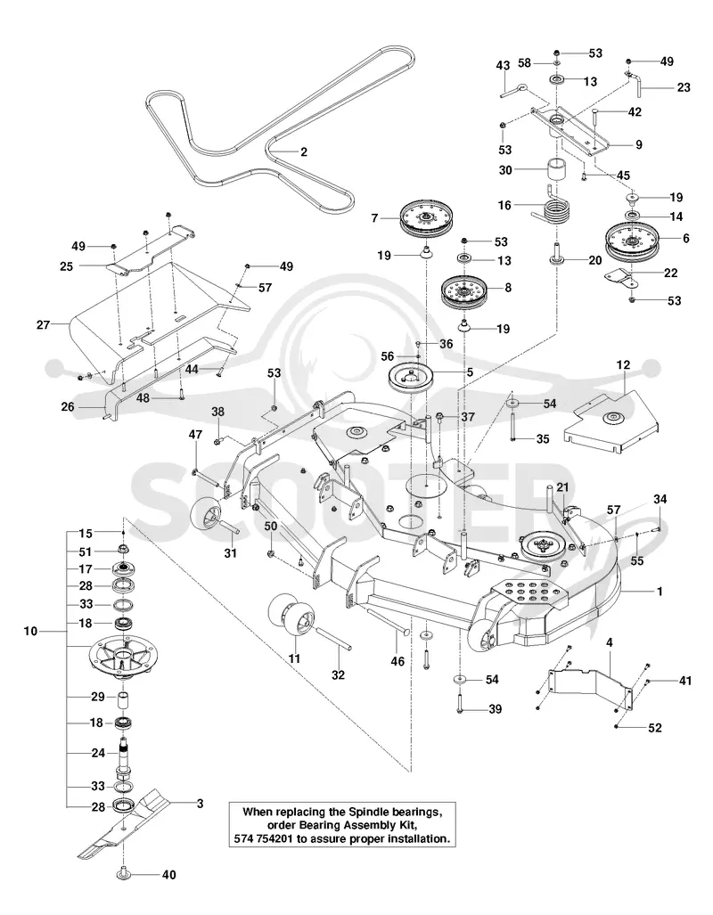 MOWER DECK / CUTTING DECK